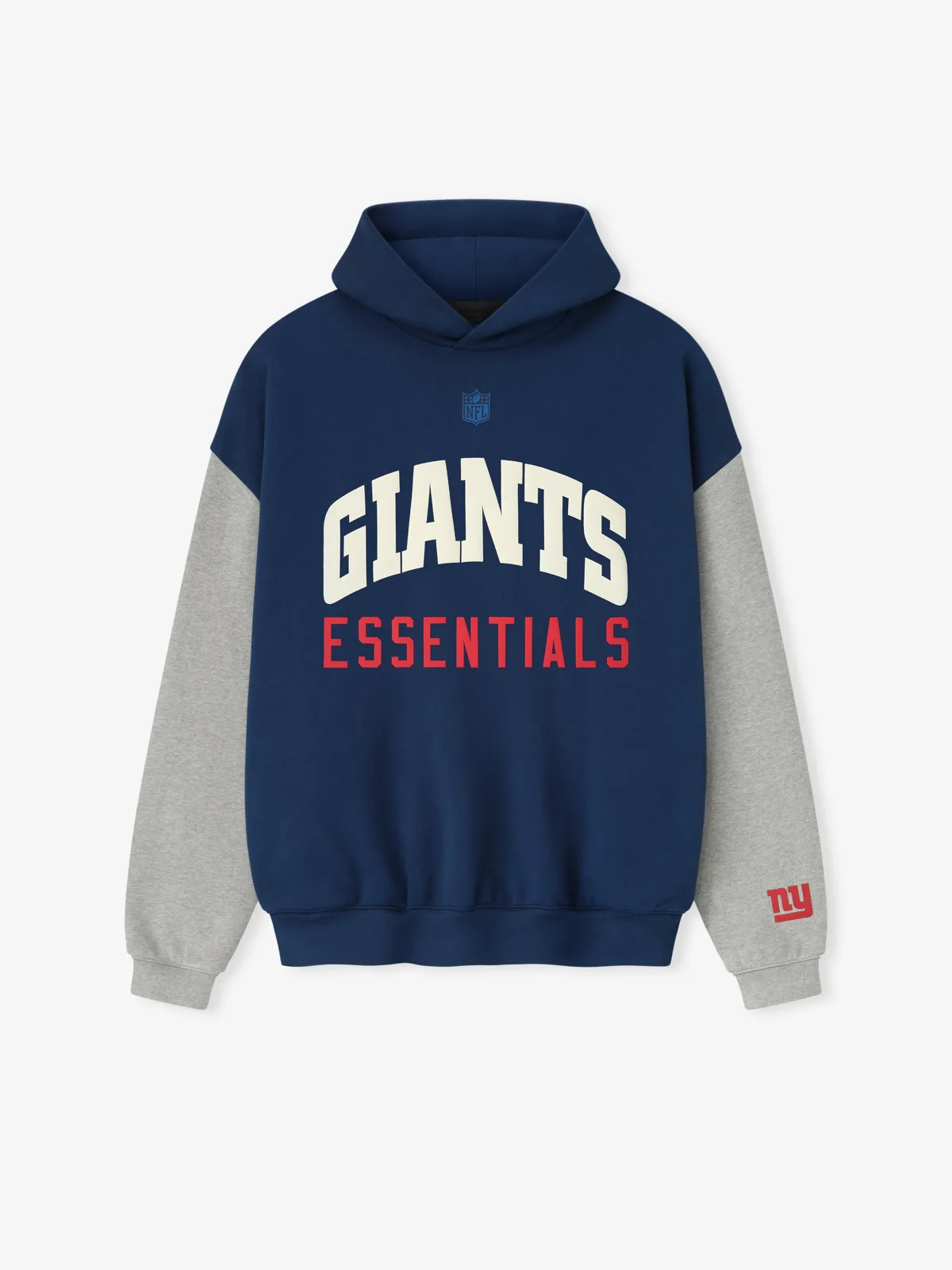 Sudadera Essentials Giants Sport Azul Estate Cemento Jaspe, Essentials Hoodie (vista 1)