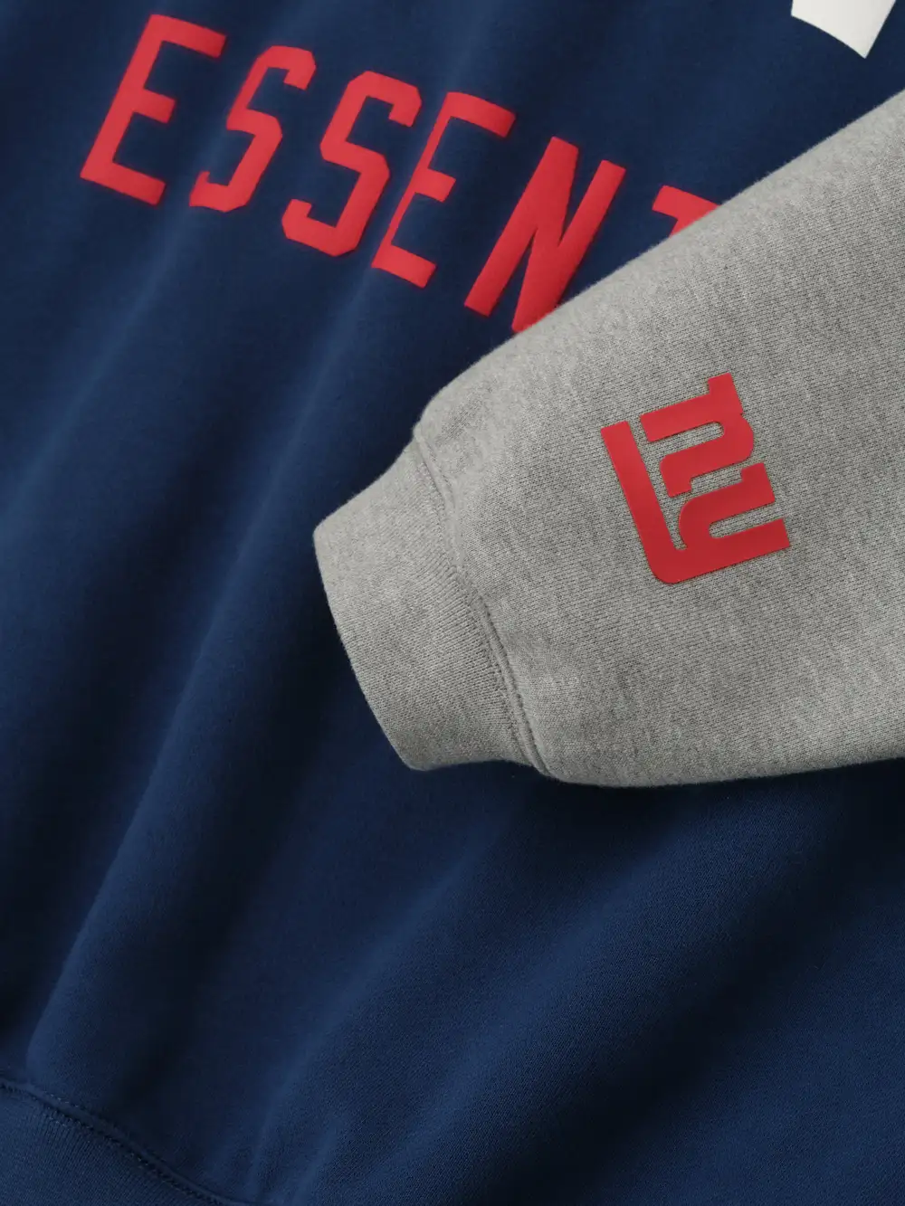 Sudadera Essentials Giants Sport Azul Estate Cemento Jaspe, Essentials Hoodie (vista 5)