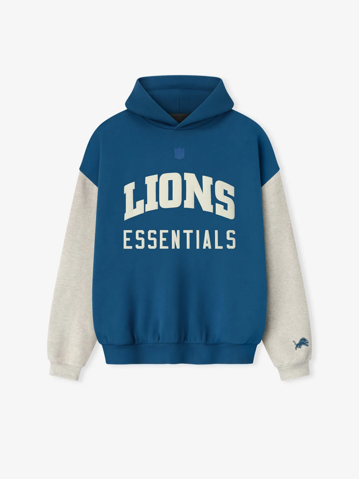 Sudadera Essentials Lions Sport Azul Zafiro Jaspe Piedra, Essentials Hoodie (vista 1)