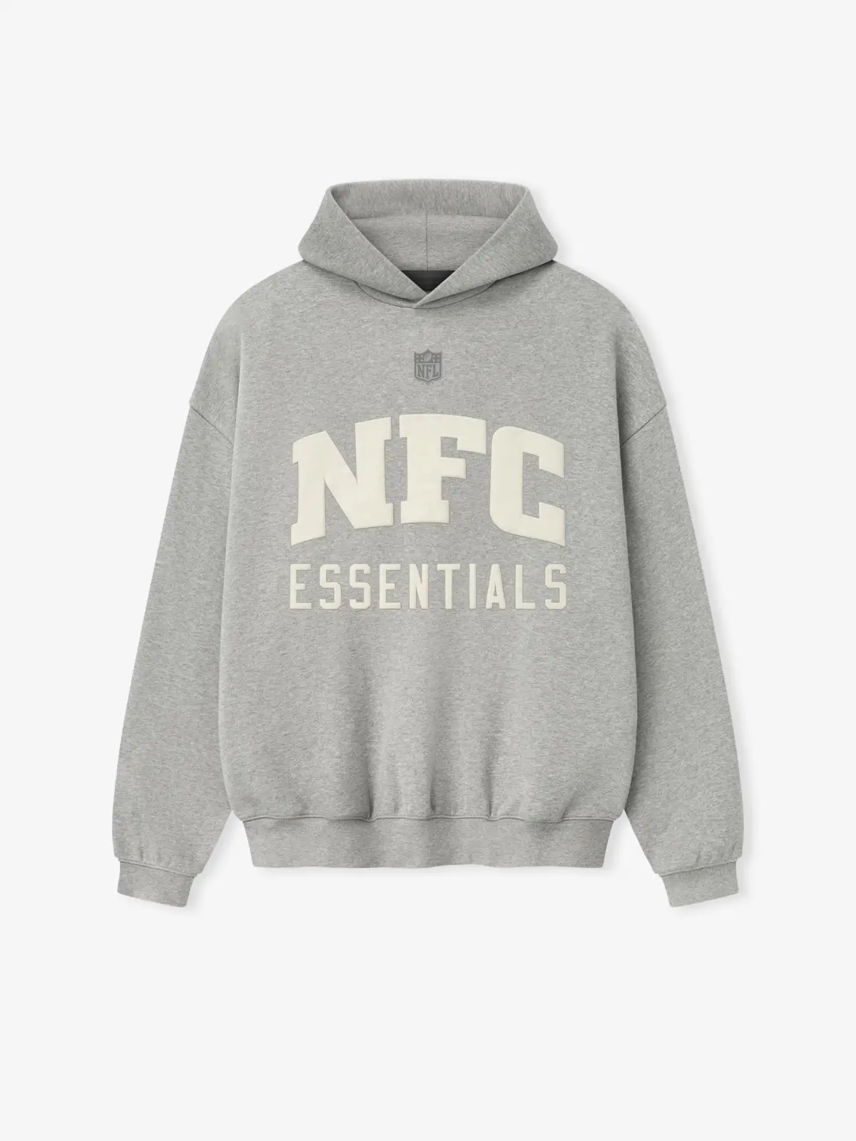 Sudadera Essentials National Sport Cemento Jaspe, Essentials Hoodie (vista 1)