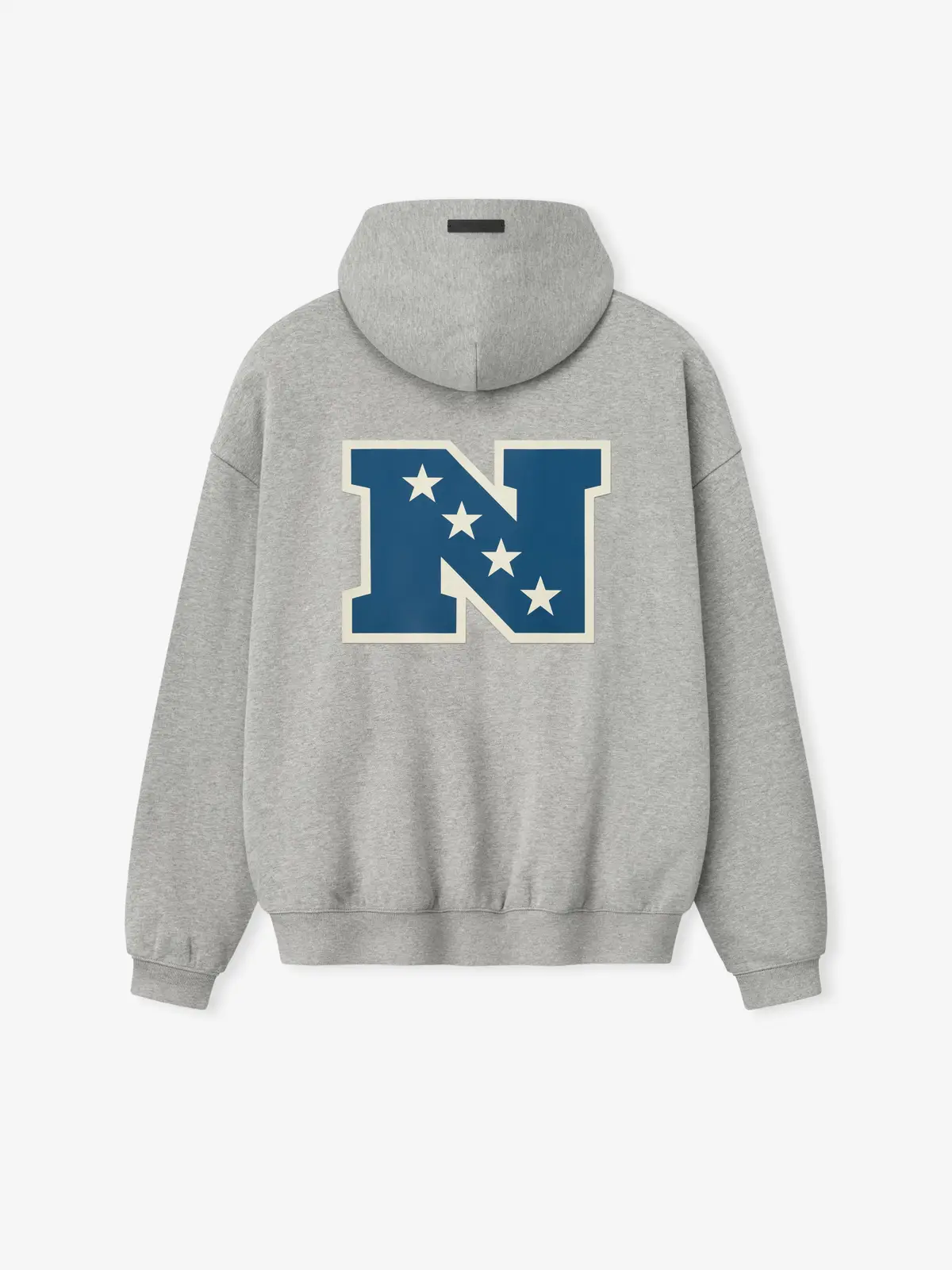 Sudadera Essentials National Sport Cemento Jaspe, Essentials Hoodie (vista 2)