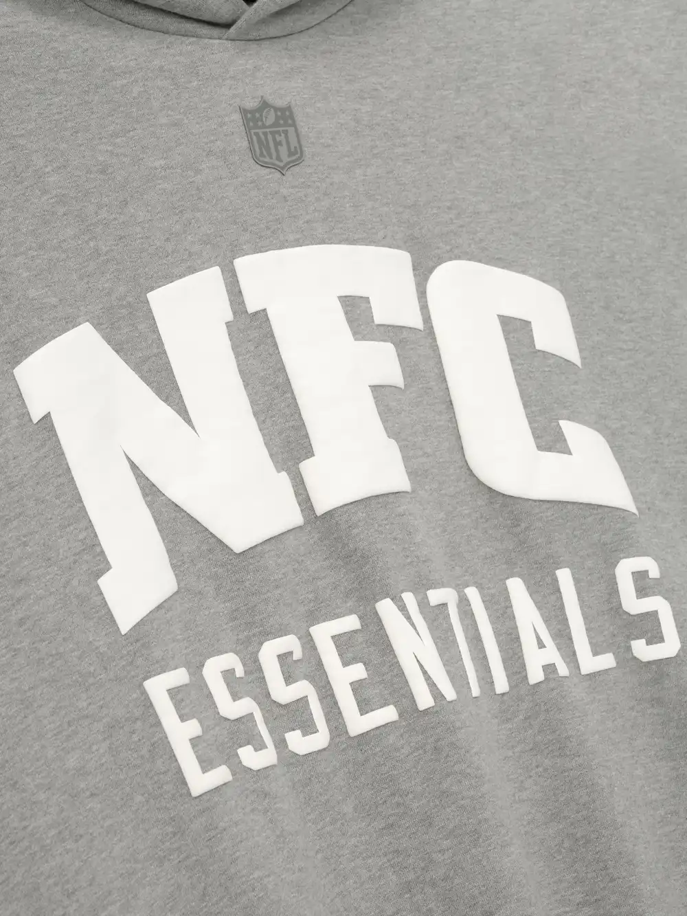 Sudadera Essentials National Sport Cemento Jaspe, Essentials Hoodie (vista 3)