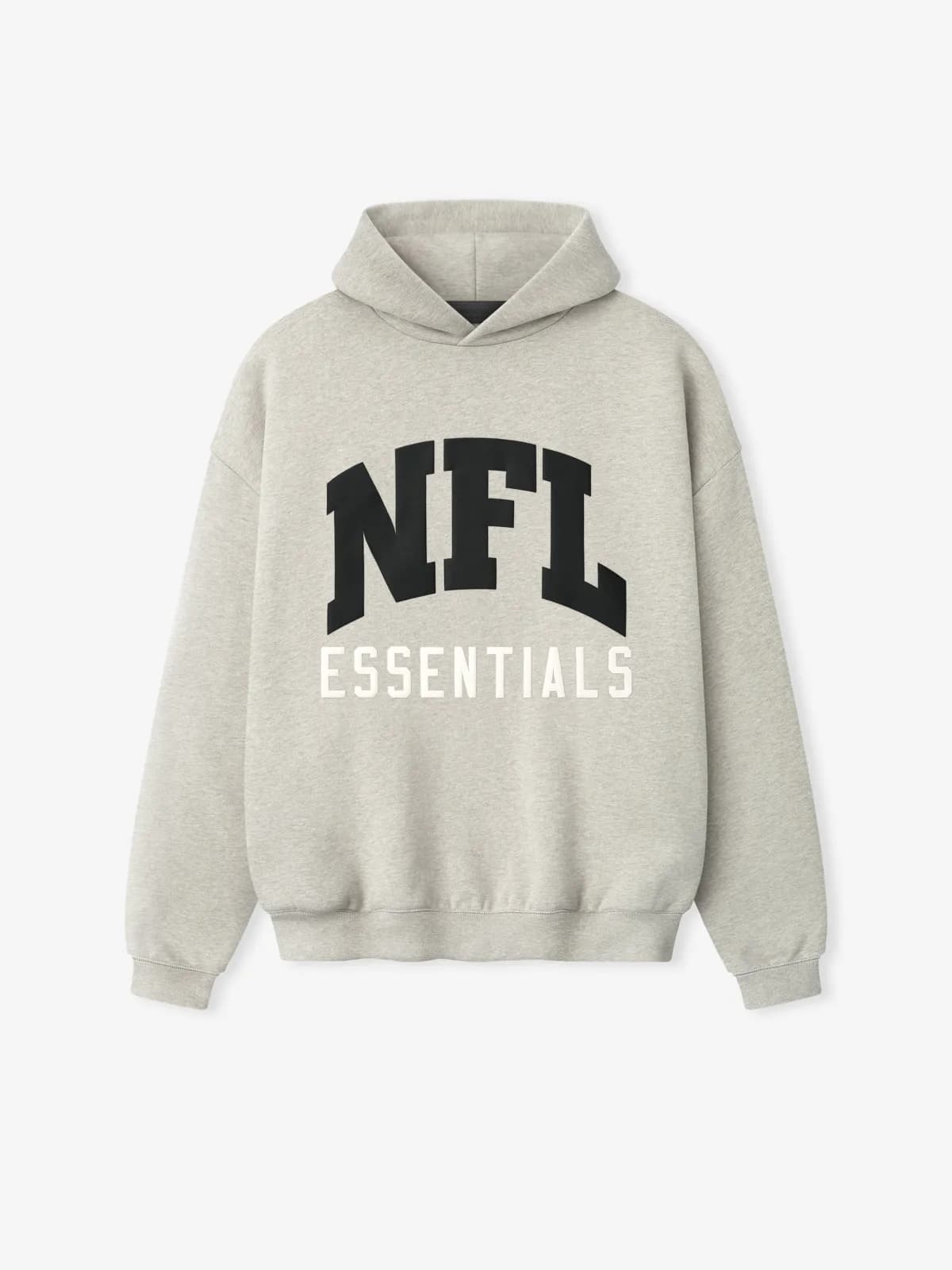 Sudadera Essentials NFL Sport Jaspe Piedra, Essentials Hoodie (vista 1)