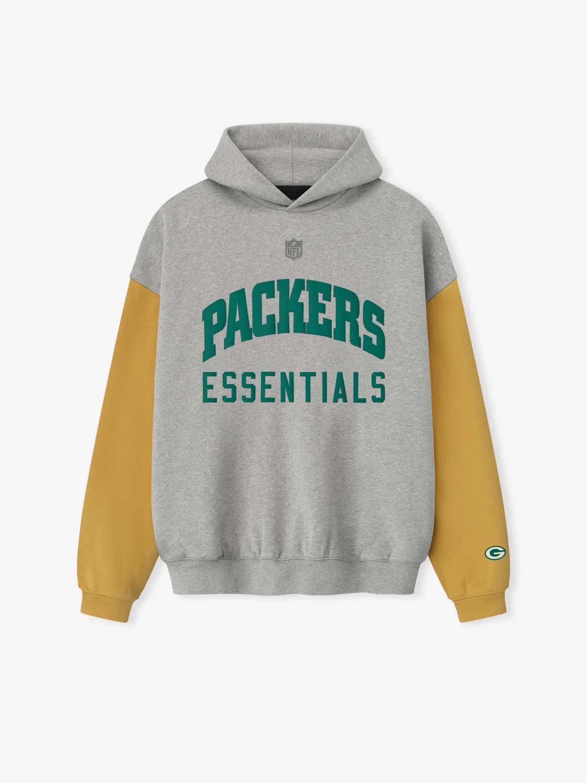 Sudadera Essentials Packers Sport Cemento Heathercanyon, Essentials Hoodie (vista 1)
