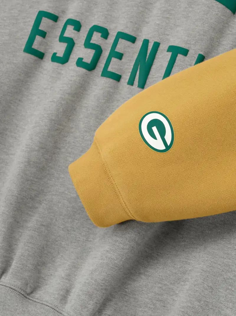 Sudadera Essentials Packers Sport Cemento Heathercanyon, Essentials Hoodie (vista 4)