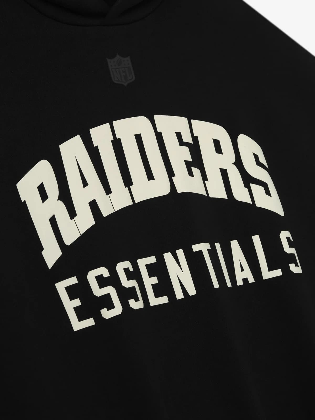 Sudadera Essentials Raiders Sport Blackconcrete Jaspe, Essentials Hoodie (vista 3)