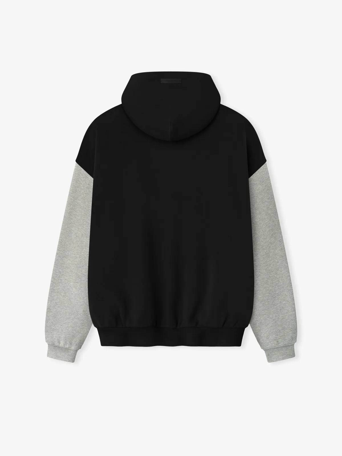 Sudadera Essentials Saints Sport Negro Cemento Jaspe, Essentials Hoodie (vista 2)