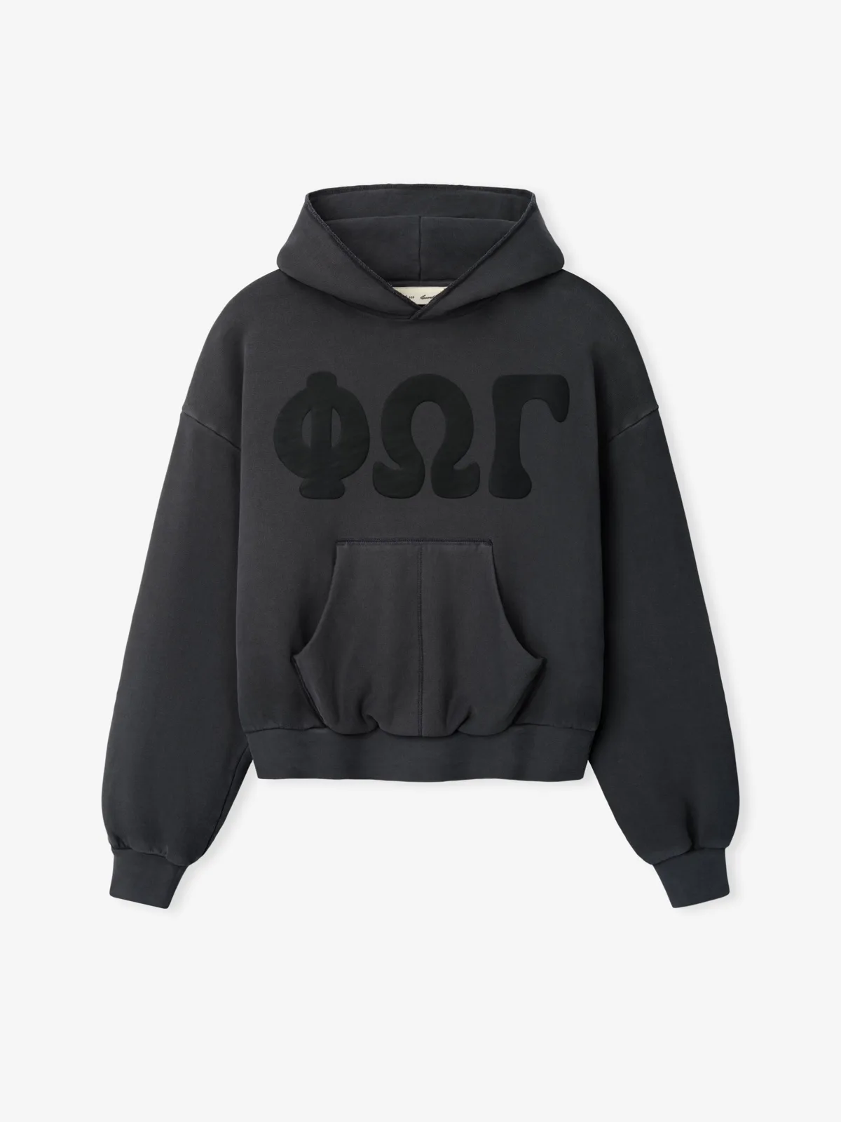Sudadera Essentials 90s Fleece Classic Fit Lavado Acero Gris, Essentials Hoodie (vista 1)