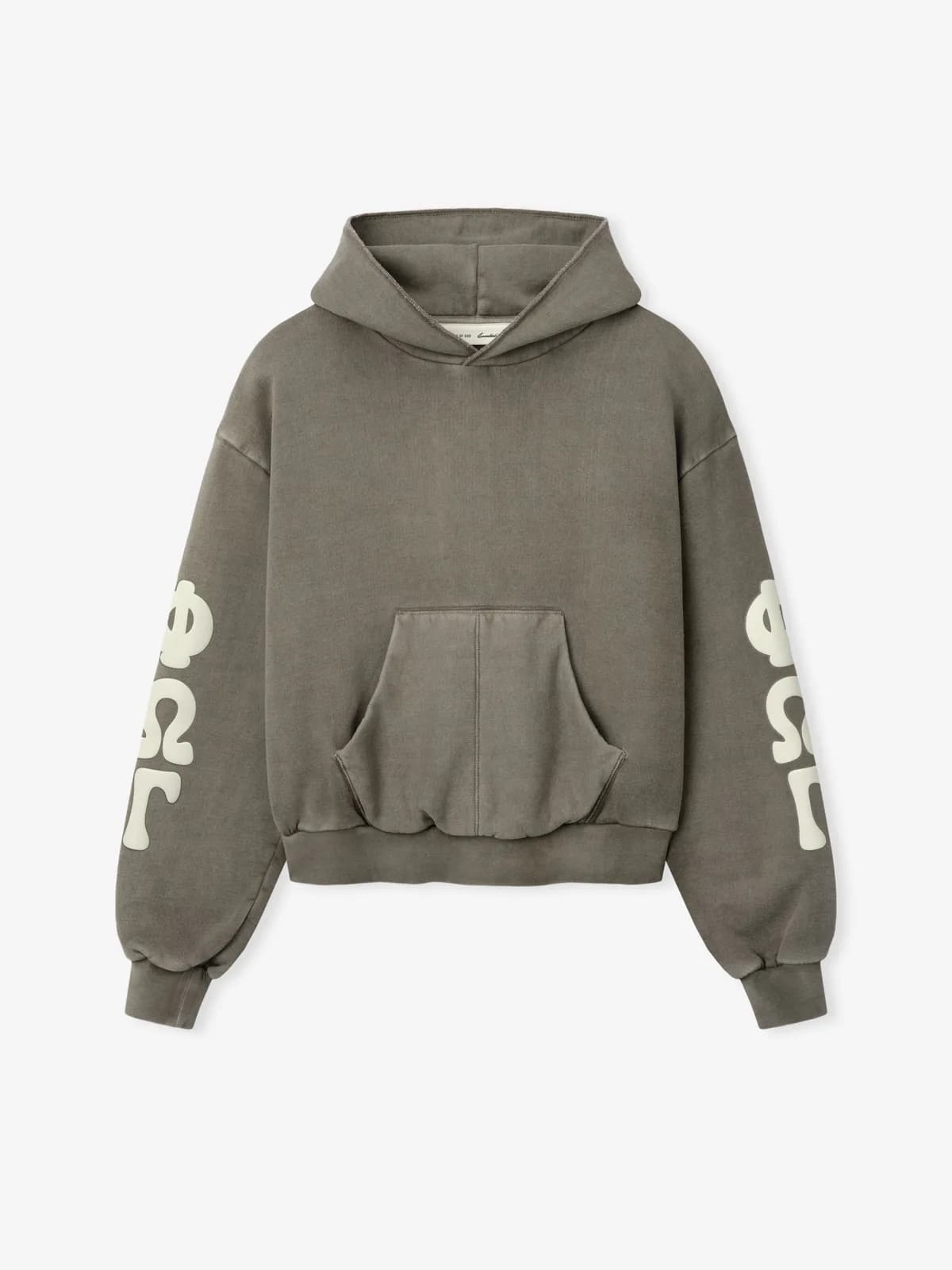 Sudadera Essentials 90s Fleece Classic Fit Lavado Foca, Essentials Hoodie (vista 1)