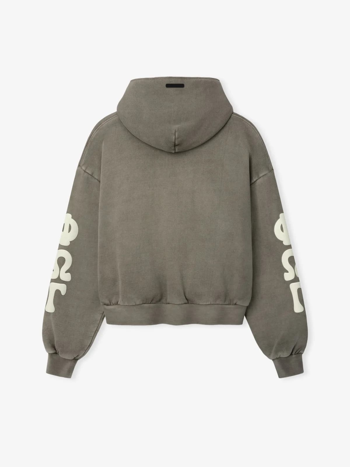 Sudadera Essentials 90s Fleece Classic Fit Lavado Foca, Essentials Hoodie (vista 3)