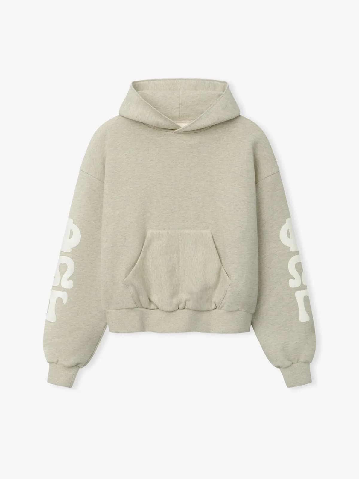 Sudadera Essentials 90s Fleece Classic Fit Lavado Vainilla Jaspe, Essentials Hoodie (vista 1)