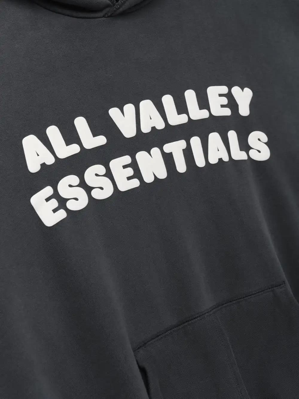 Sudadera Essentials 90s Lavado Acero Gris, Essentials Hoodie (vista 3)