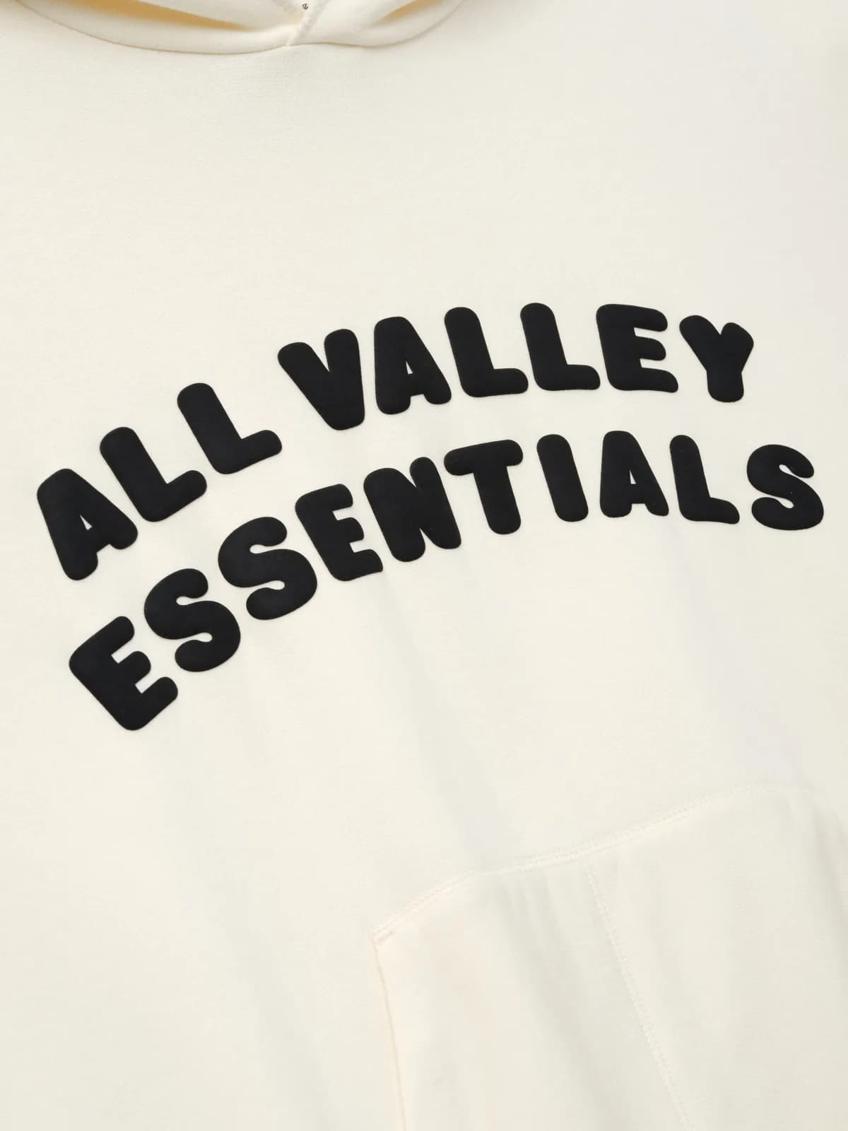 Sudadera Essentials 90s Lavado Marfil, Essentials Hoodie (vista 4)