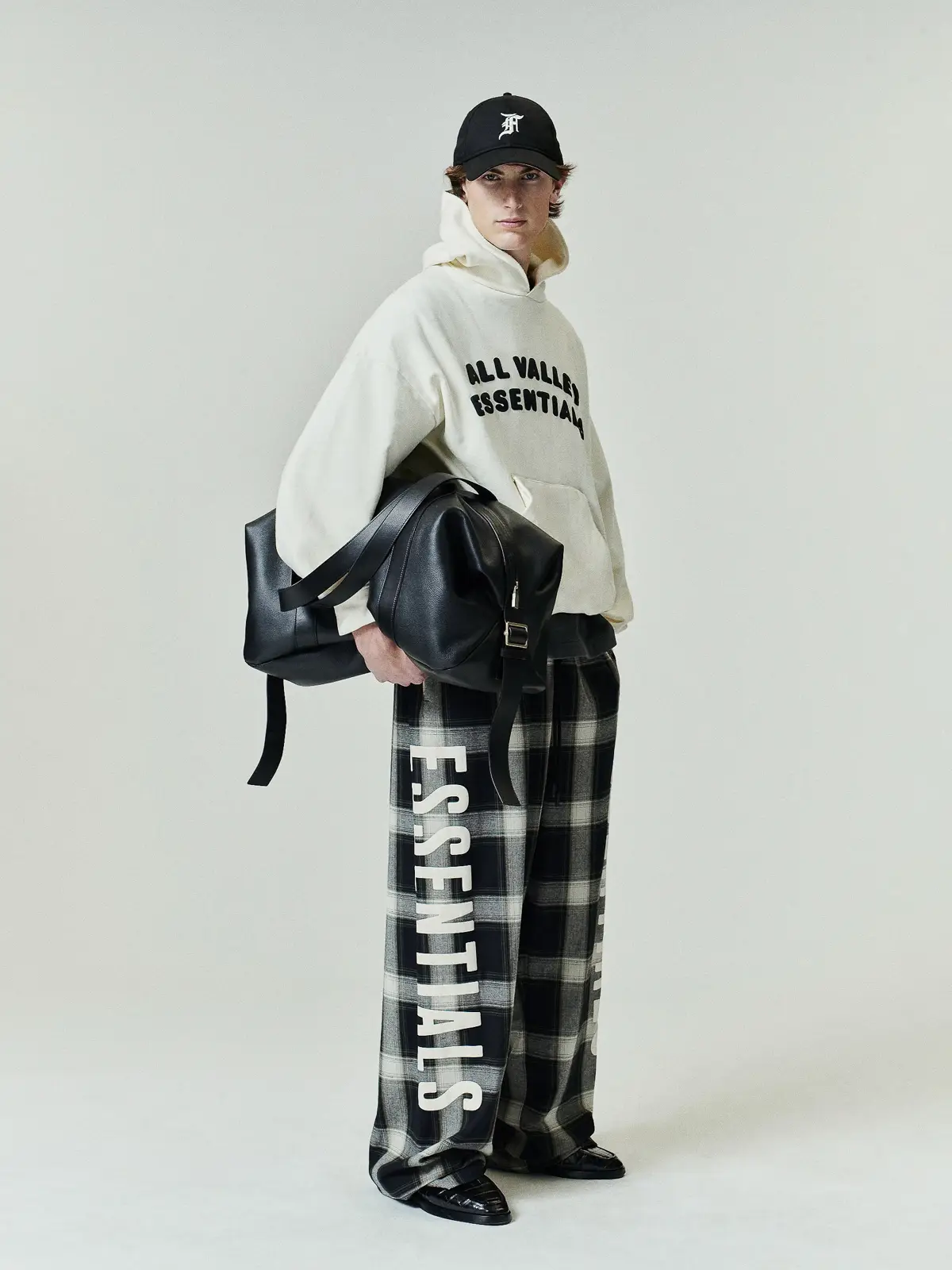 Sudadera Essentials 90s Lavado Marfil, Essentials Hoodie (vista 5)