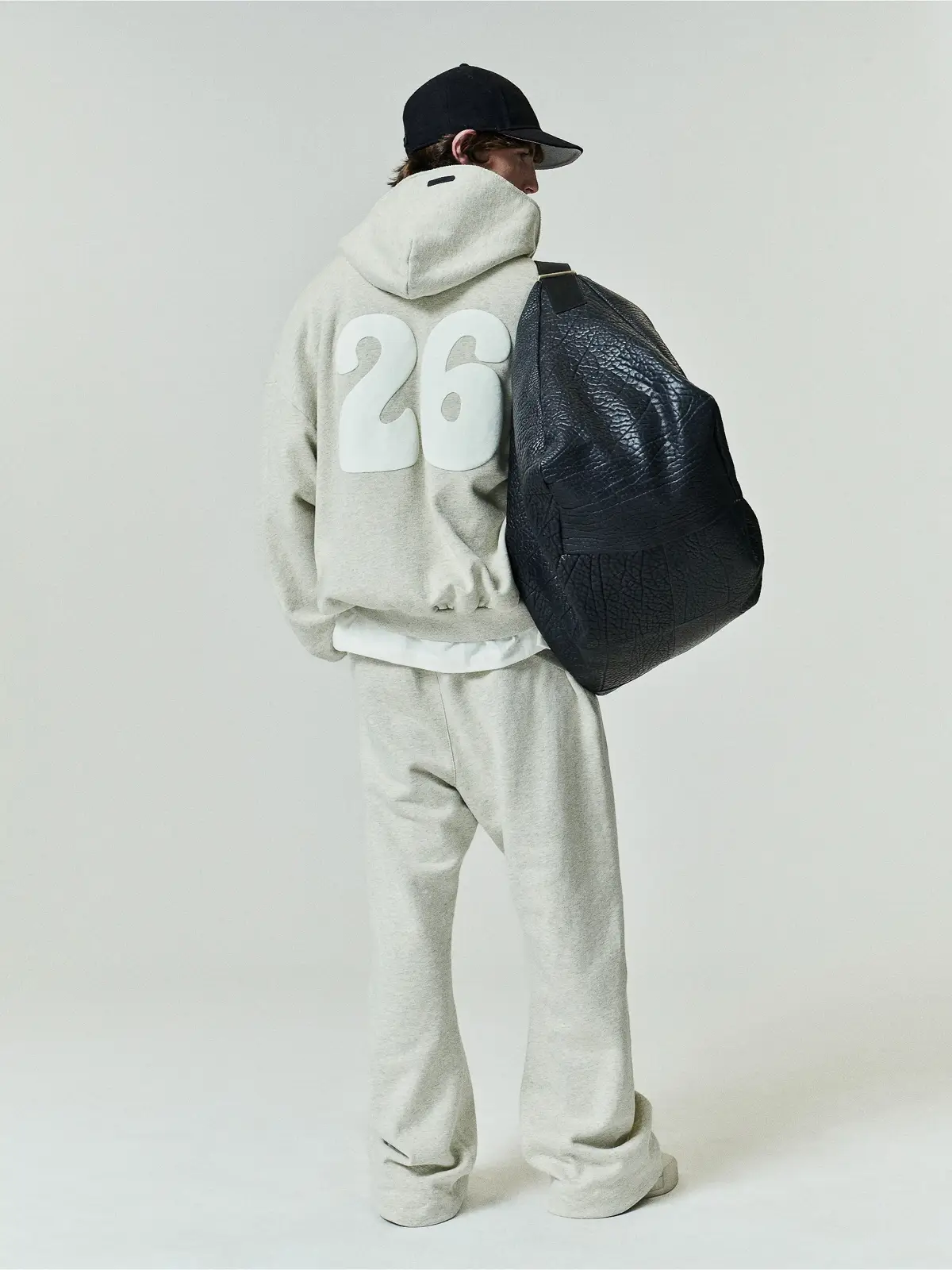 Sudadera Essentials 90s Zip-Up Lavado Vainilla Jaspe, Essentials Hoodie (vista 1)