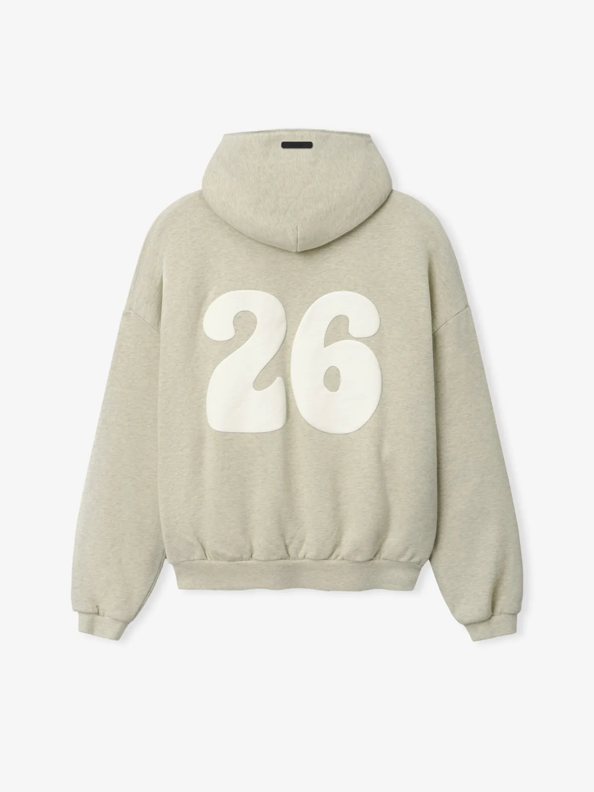 Sudadera Essentials 90s Zip-Up Lavado Vainilla Jaspe, Essentials Hoodie (vista 5)