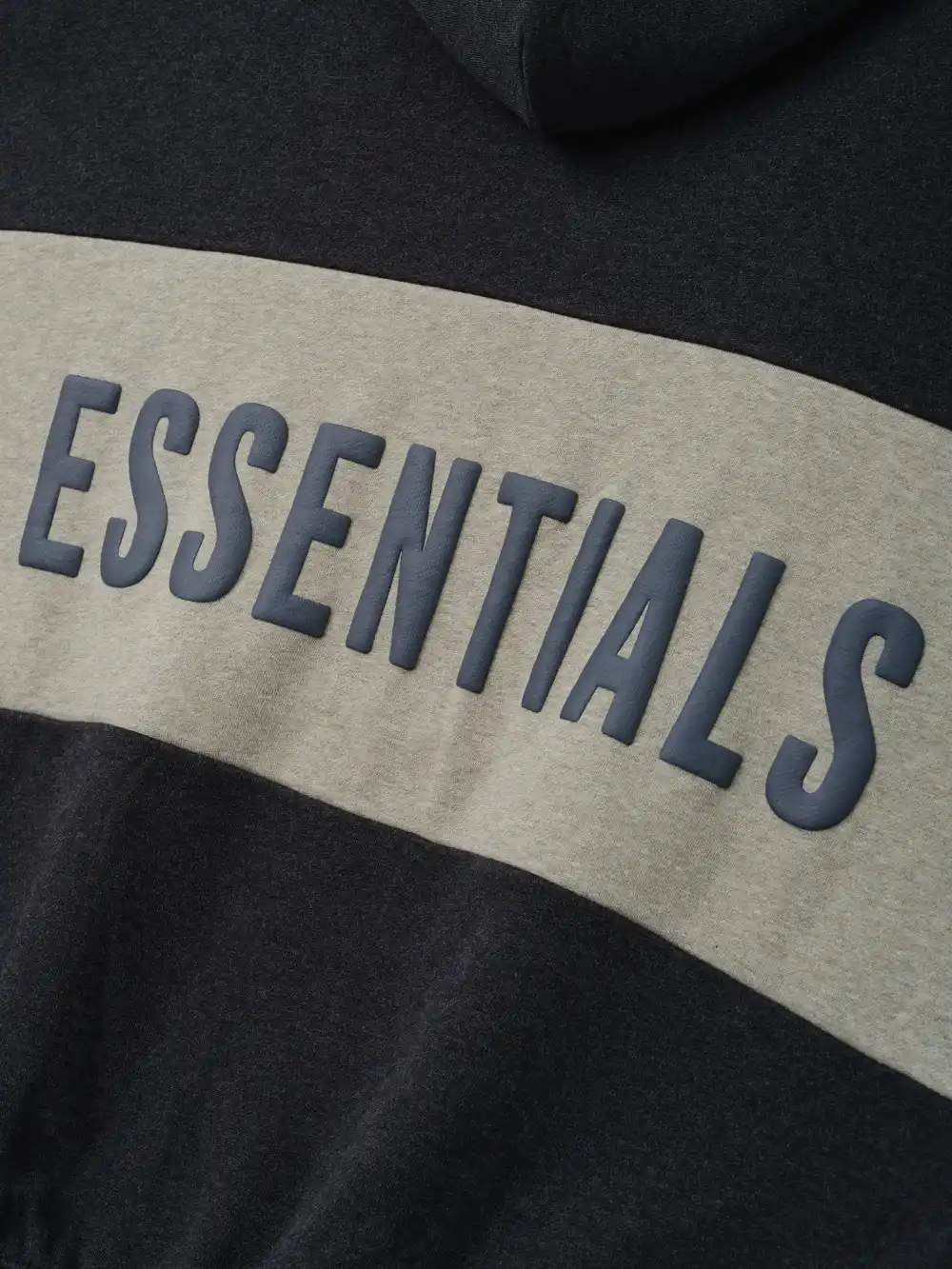 Sudadera Essentials Cropped Relaxed Panelled Acero Gris Jaspe Foca, Essentials Hoodie (vista 6)