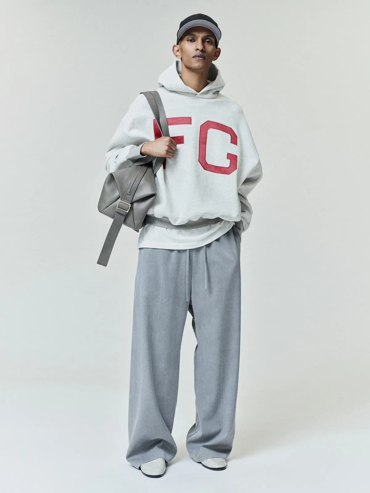 Sudadera Essentials Jackie Robinson X NLBM Sport Claro Jaspe, Essentials Hoodie (vista 1)