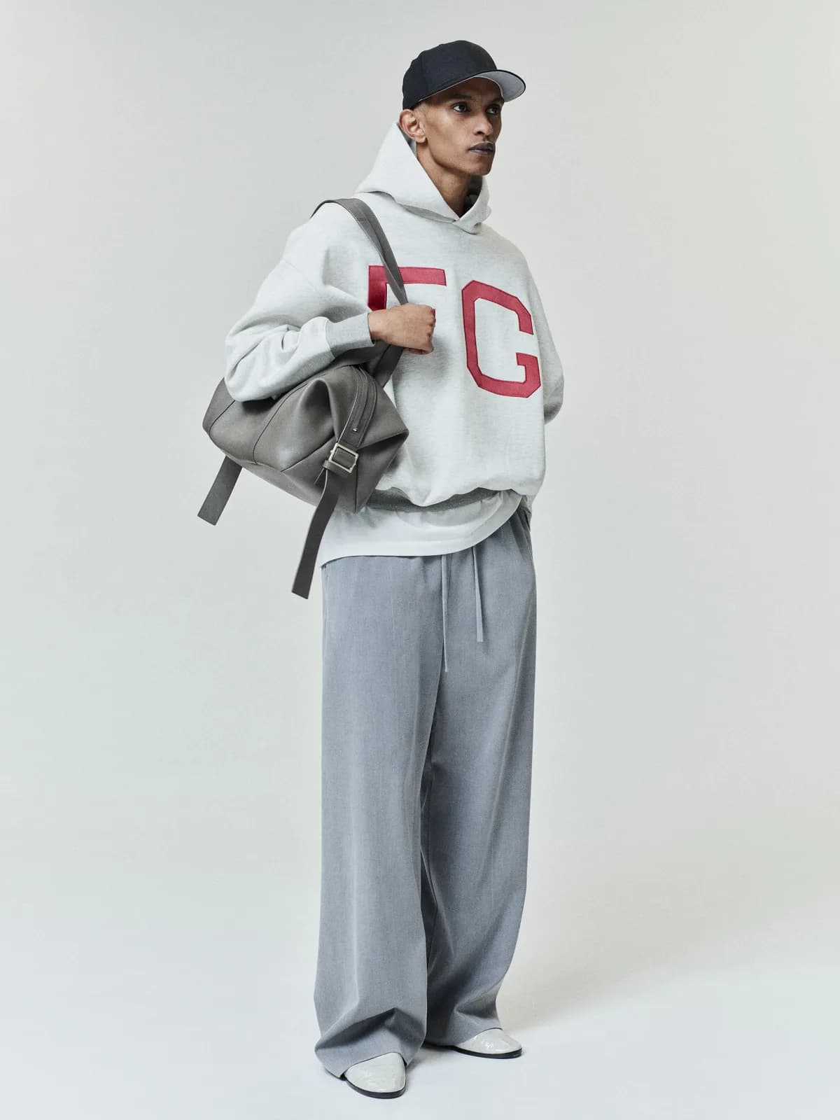 Sudadera Essentials Jackie Robinson X NLBM Sport Claro Jaspe, Essentials Hoodie (vista 1)
