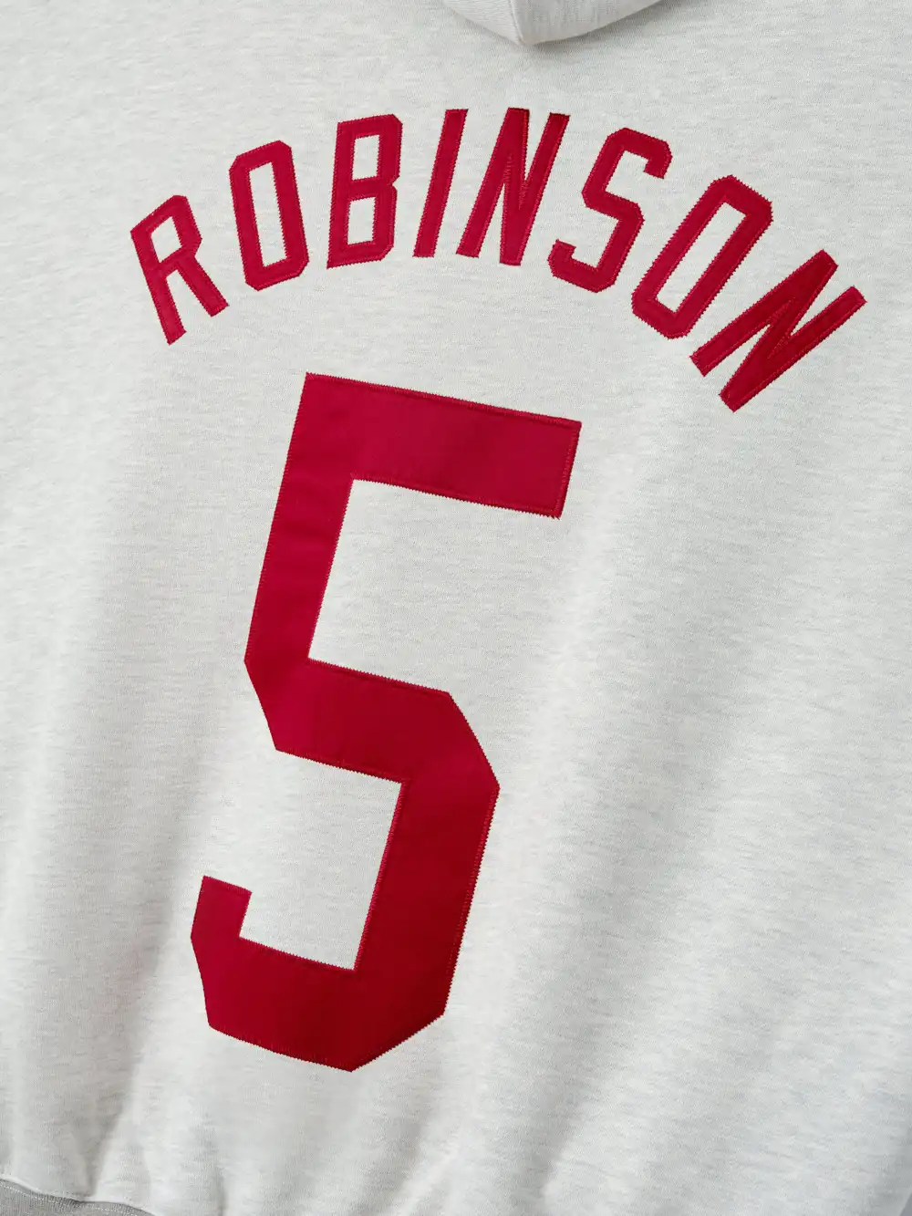 Sudadera Essentials Jackie Robinson X NLBM Sport Claro Jaspe, Essentials Hoodie (vista 6)
