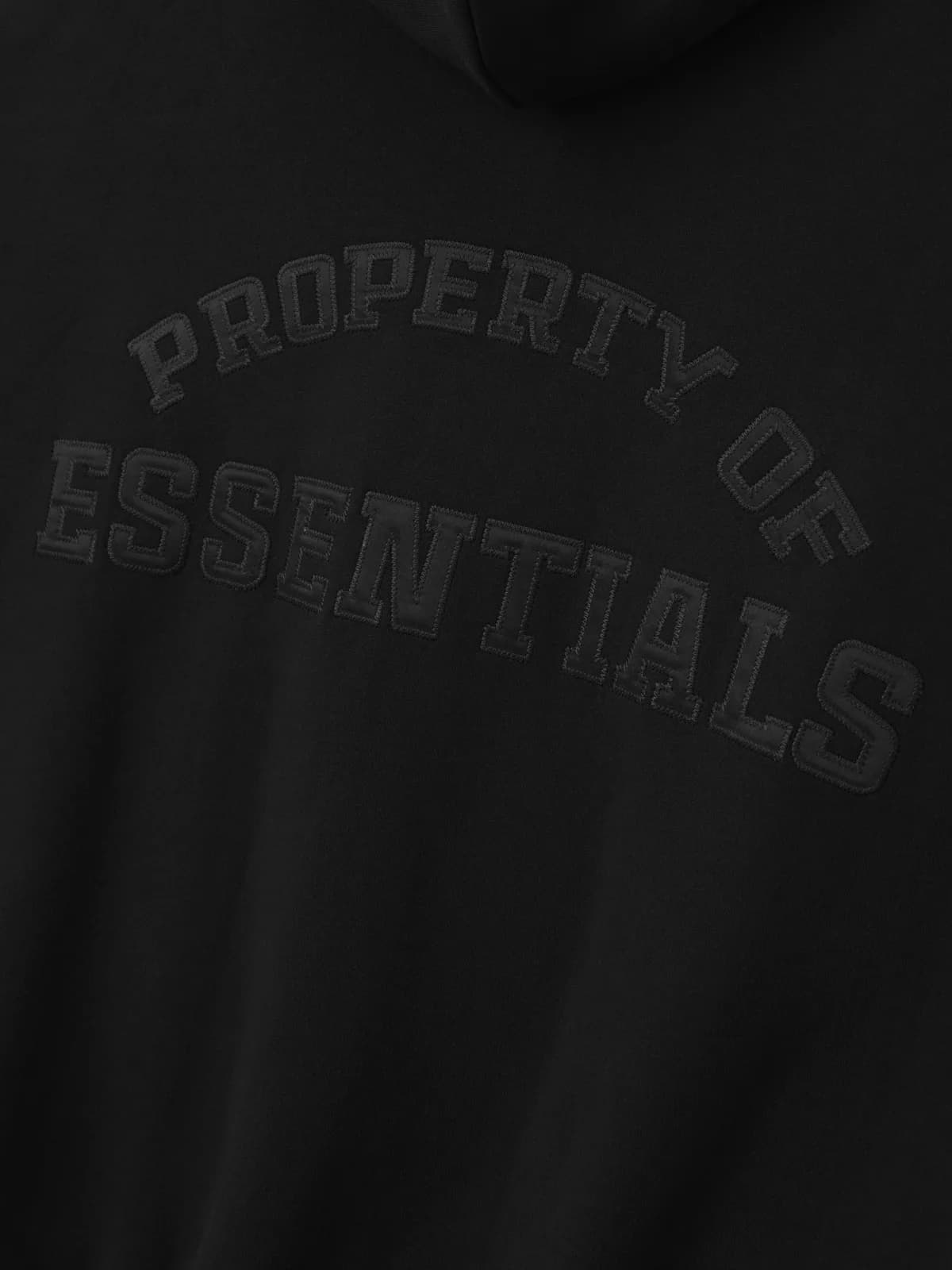 Sudadera Essentials Property Lounge Half Zip Negro, Essentials Hoodie (vista 5)