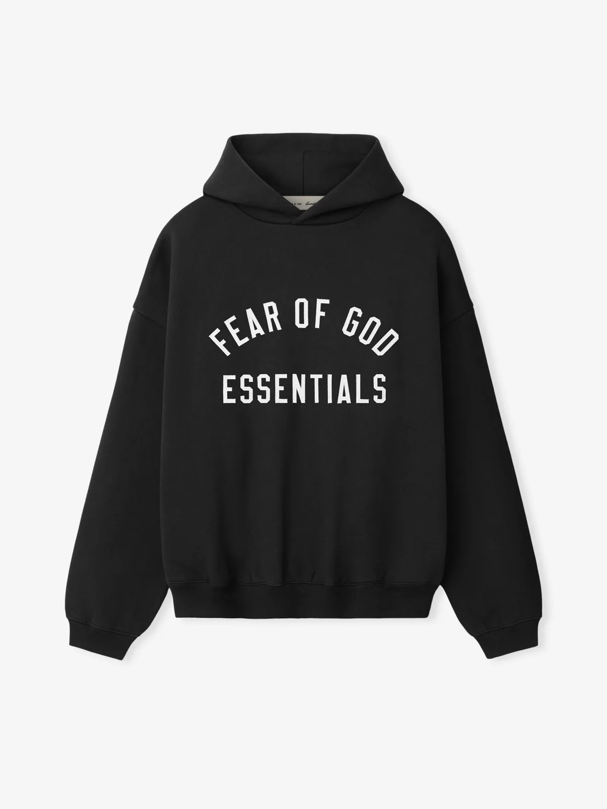 Sudadera Essentials Varsity 90s Vintage Negro, Essentials Hoodie (vista 1)